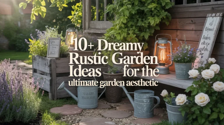 10+ Dreamy Rustic Garden Decor Ideas