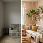 Small Boho Living Room Transformation