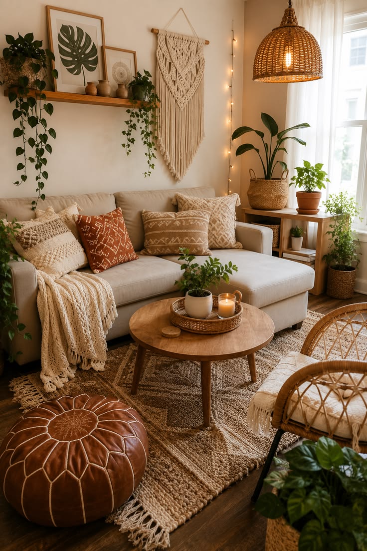 Budget Boho Living Room Hacks Under $200