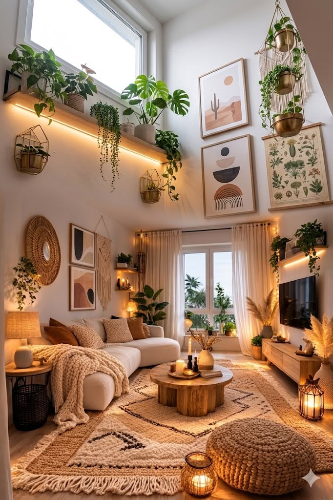 5 DIY Boho Projects to Maximize Your Small Living Room (Under $200)